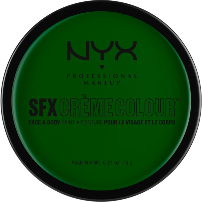 NYX Professional Makeup SFX Creme Colour™ тональні засоби для обличчя та тіла відтінок 04 Green
NYX Professional Makeup SFX Creme Colour™ тональні засоби для обличчя та тіла відтінок 04 Green