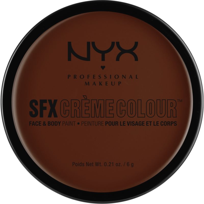 NYX Professional Makeup SFX Creme Colour™ тональні засоби для обличчя та тіла відтінок 08 Brown
NYX Professional Makeup SFX Creme Colour™ тональні засоби для обличчя та тіла відтінок 08 Brown