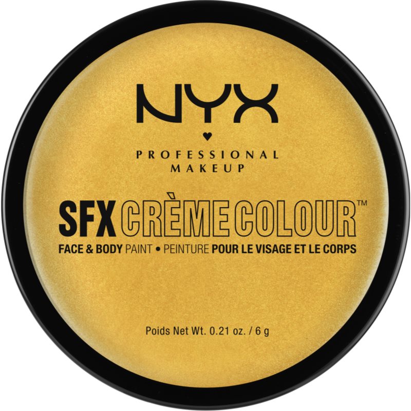 NYX Professional Makeup SFX Creme Colour™ тональні засоби для обличчя та тіла відтінок 11 Gold
NYX Professional Makeup SFX Creme Colour™ тональні засоби для обличчя та тіла відтінок 11 Gold