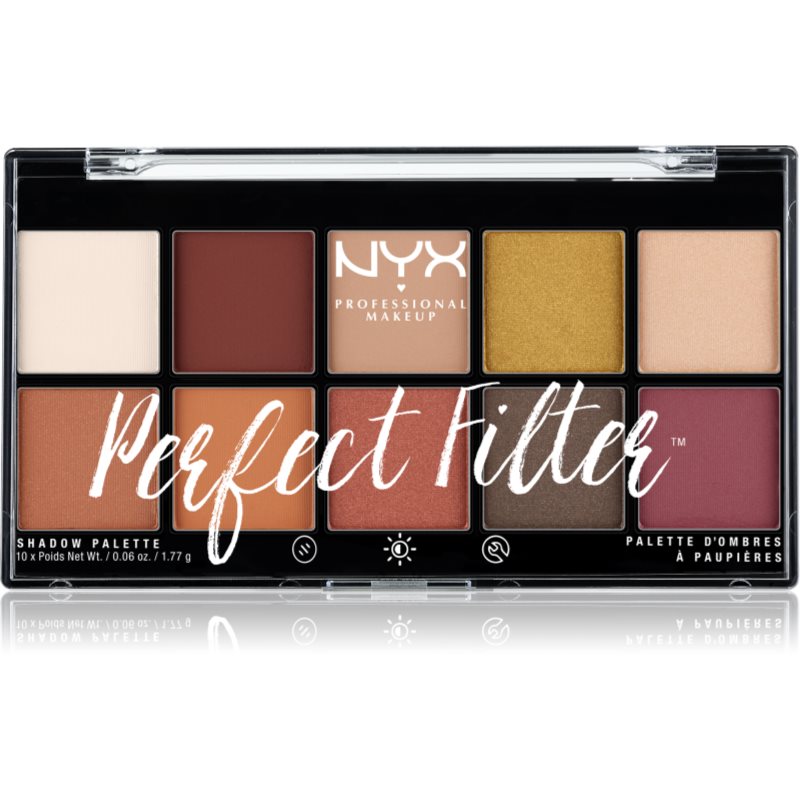 NYX Professional Makeup Perfect Filter Shadow Palette палітра тіней відтінок 02 Rustic Antique
NYX Professional Makeup Perfect Filter Shadow Palette палітра тіней відтінок 02 Rustic Antique