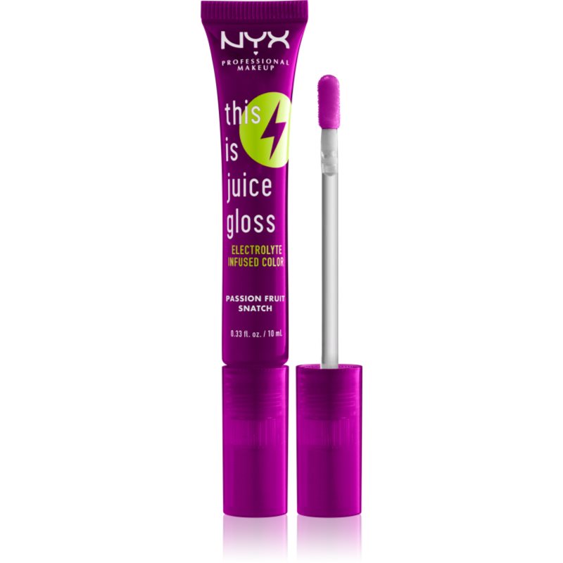 NYX Professional Makeup This Is Juice Gloss зволожуючий блиск для губ відтінок 06 - Passion Fruit Snatch
NYX Professional Makeup This Is Juice Gloss зволожуючий блиск для губ відтінок 06 - Passion Fruit Snatch