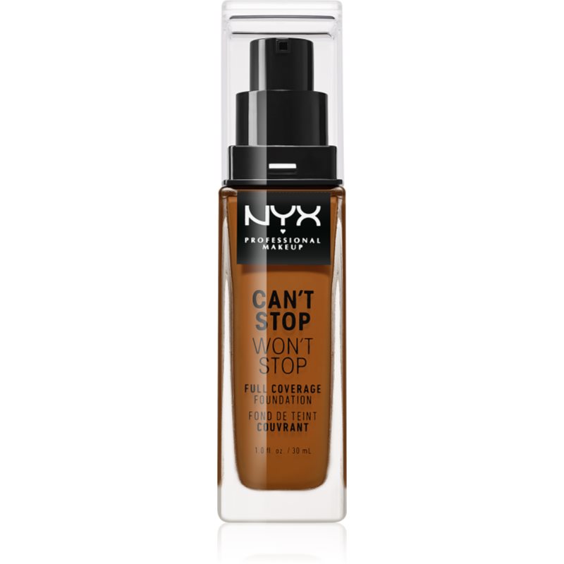 NYX Professional Makeup Can't Stop Won't Stop Full Coverage Foundation тональний крем відтінок 22.3 Walnut
NYX Professional Makeup Can't Stop Won't Stop Full Coverage Foundation тональний крем відтінок 22.3 Walnut