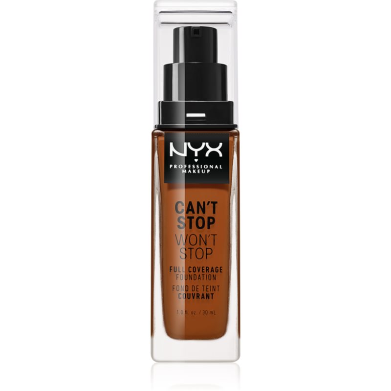 NYX Professional Makeup Can't Stop Won't Stop тональний крем відтінок 22.7 Deep Walnut
NYX Professional Makeup Can't Stop Won't Stop тональний крем відтінок 22.7 Deep Walnut