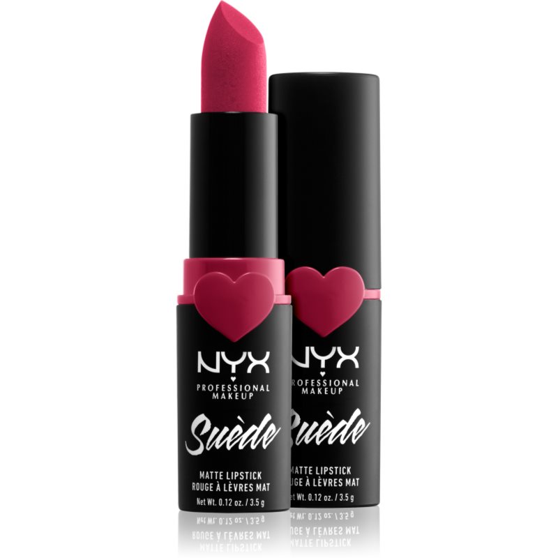 NYX Professional Makeup Suede Matte Lipstick матуюча помада відтінок 31 Cherry Skies
NYX Professional Makeup Suede Matte Lipstick матуюча помада відтінок 31 Cherry Skies