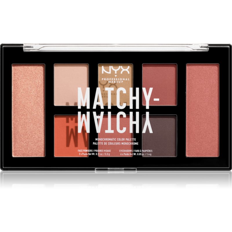 NYX Professional Makeup Matchy-Matchy палетка тіней для очей відтінок 03 Camel
NYX Professional Makeup Matchy-Matchy палетка тіней для очей відтінок 03 Camel