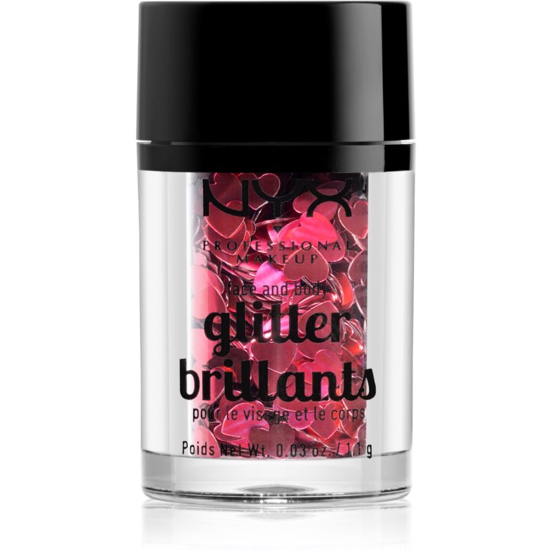 NYX Professional Makeup Glitter Goals блискітки для обличчя та тіла відтінок 01 - Cosmic Love
NYX Professional Makeup Glitter Goals блискітки для обличчя та тіла відтінок 01 - Cosmic Love