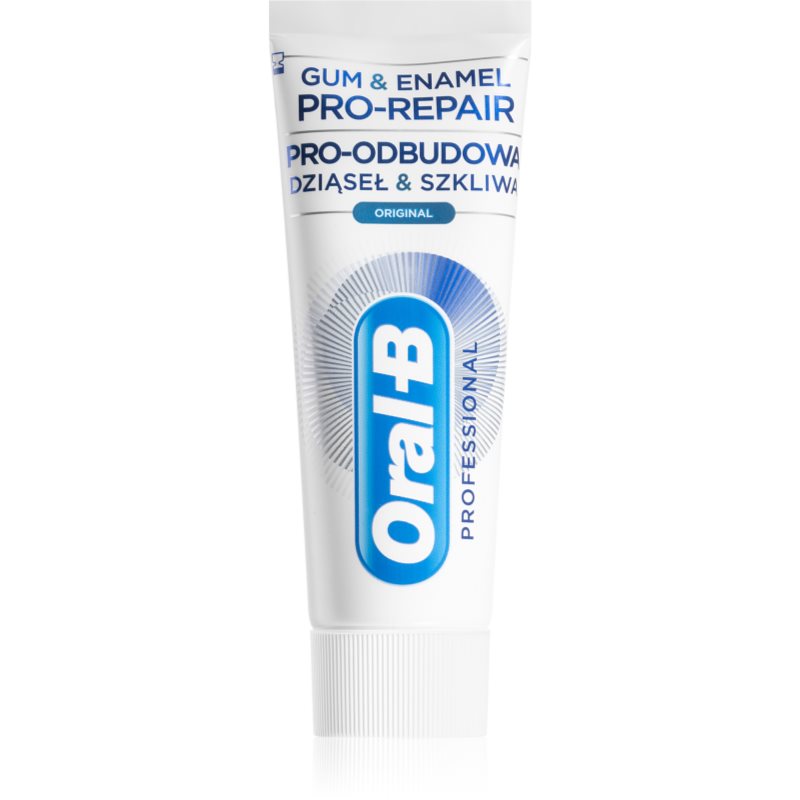 Oral B Professional Gum & Enamel Pro-Repair Original паста для зміцнення зубів та ясен
Oral B Professional Gum & Enamel Pro-Repair Original паста для зміцнення зубів та ясен