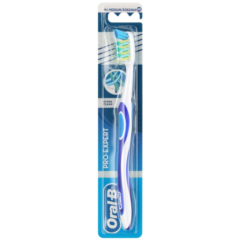 Oral B Pro-Expert CrossAction Extra Clean зубна щітка середньої жорсткості Dark Blue & Blue
Oral B Pro-Expert CrossAction Extra Clean зубна щітка середньої жорсткості Dark Blue & Blue
