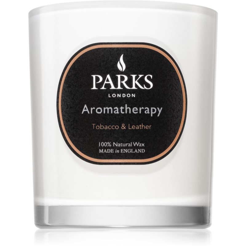 Parks London Aromatherapy Tobacco & Leather vonná sviečka 220 g
