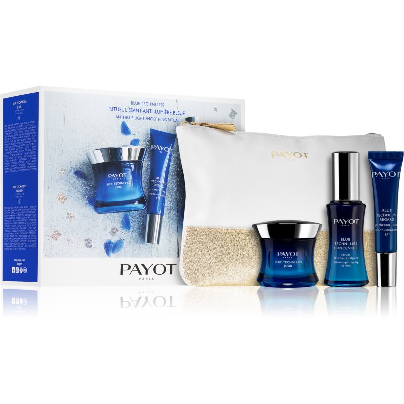 Payot Blue Techni Liss Rituel Lissant Anti-Lumière Bleue косметичний набір для жінок
Payot Blue Techni Liss Rituel Lissant Anti-Lumière Bleue косметичний набір для жінок