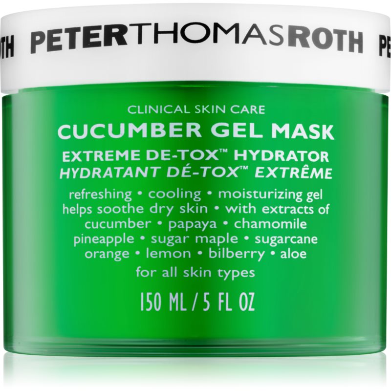 Peter Thomas Roth Cucumber De-Tox зволожуюча гелева маска для обличчя та шкіри навколо очей
Peter Thomas Roth Cucumber De-Tox зволожуюча гелева маска для обличчя та шкіри навколо очей