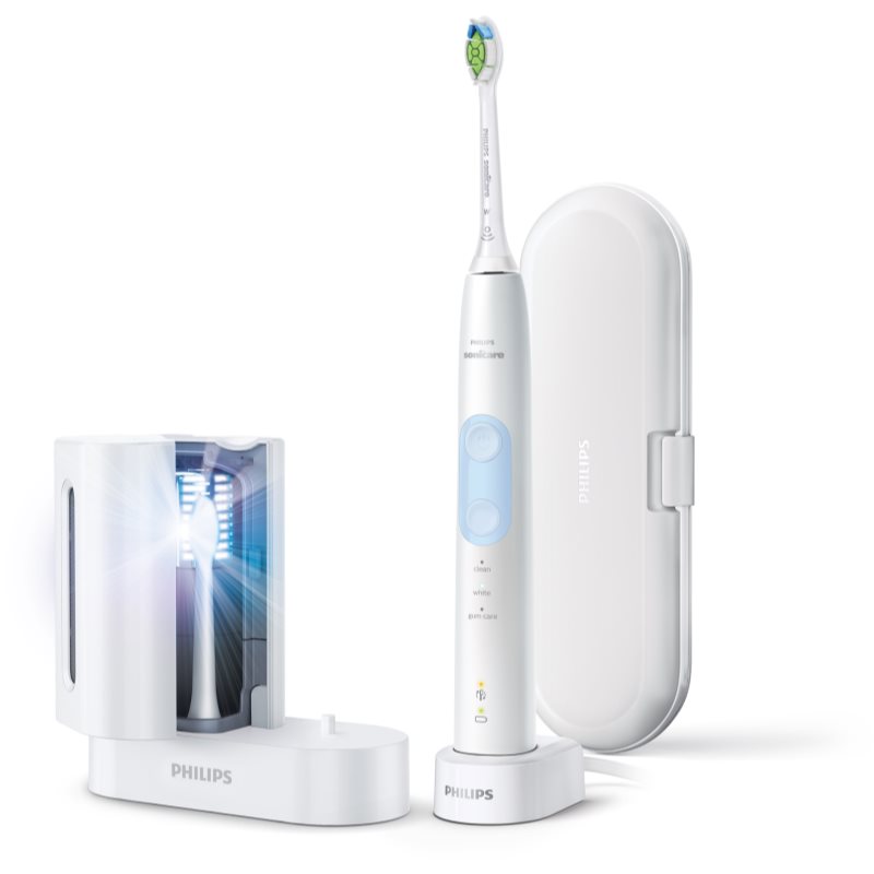 Philips Sonicare ProtectiveClean Gum Health White HX6859/68 електрична зубна щітка з дезінфекційним блоком з УФ-лампою HX6859/68
Philips Sonicare ProtectiveClean Gum Health White HX6859/68 електрична зубна щітка з дезінфекційним блоком з УФ-лампою HX6859/68
