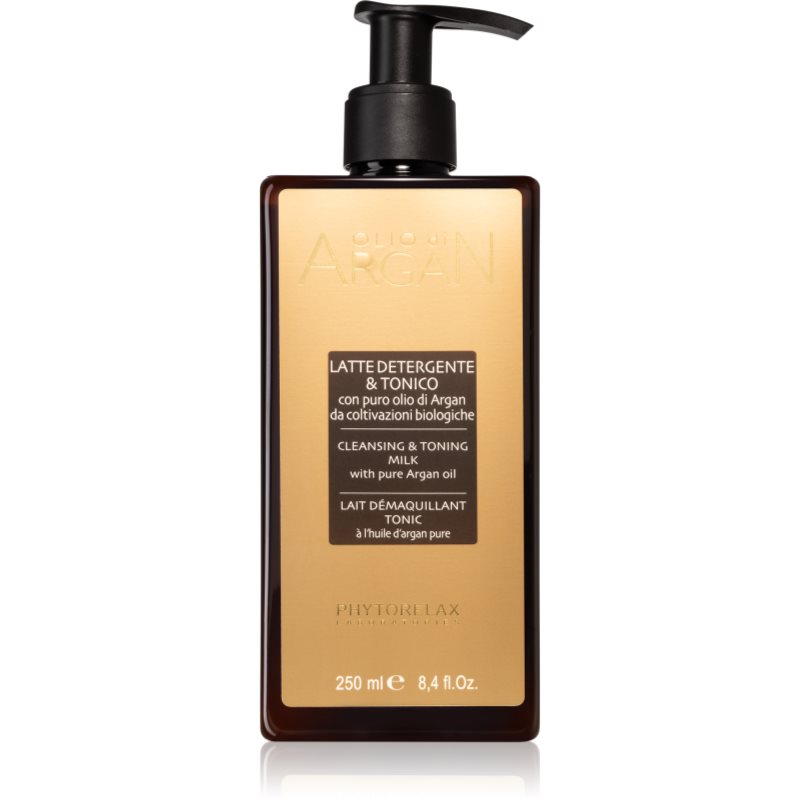 Phytorelax Laboratories Olio Di Argan очищуюче молочко + тонік для шкіри з екстрактом аграну
Phytorelax Laboratories Olio Di Argan очищуюче молочко + тонік для шкіри з екстрактом аграну