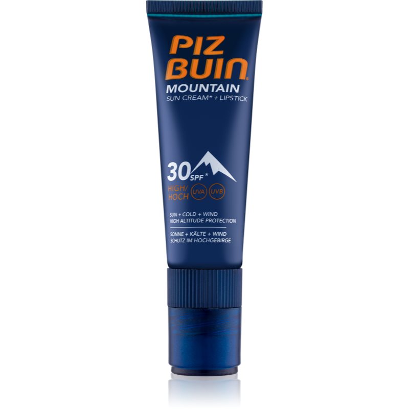 Piz Buin Mountain захисний крем для шкіри обличчя та бальзам для губ 2 в 1 SPF 30
Piz Buin Mountain захисний крем для шкіри обличчя та бальзам для губ 2 в 1 SPF 30