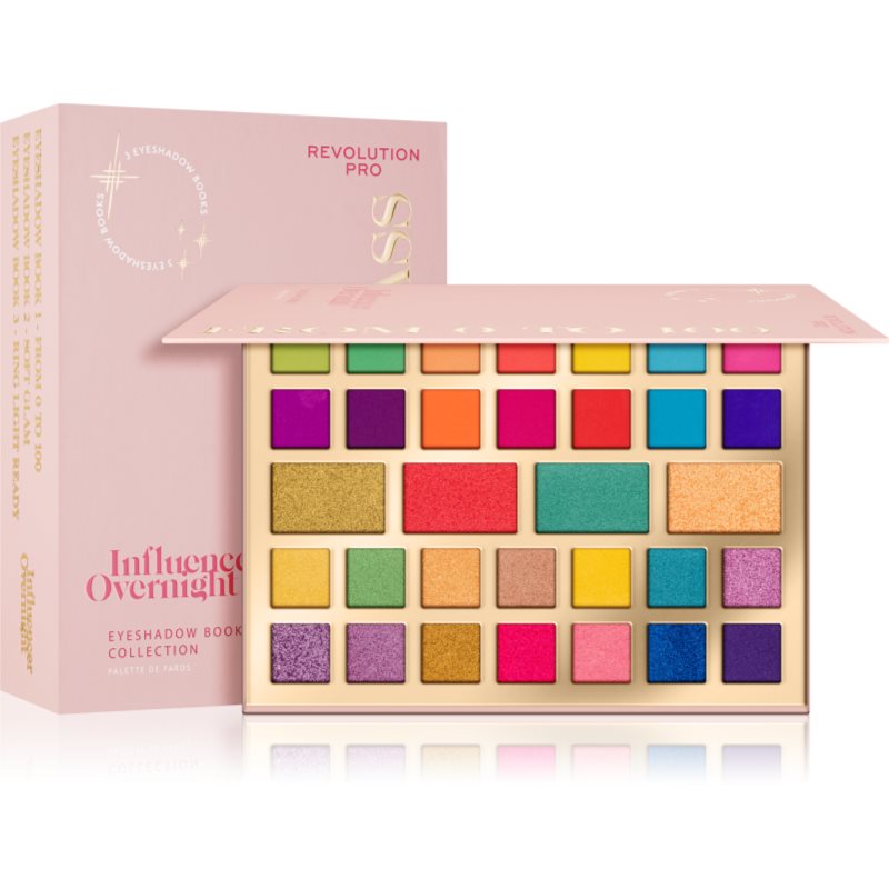 Revolution PRO X Influencer Overnight палітра тіней відтінок Eyeshadow Book 1 (From 0 To 100
Revolution PRO X Influencer Overnight палітра тіней відтінок Eyeshadow Book 1 (From 0 To 100