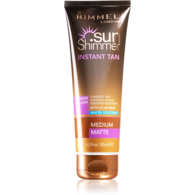 Rimmel Sun Shimmer Instant Tan молочко для автозасмаги для обличчя та тіла для жінок Medium Matte
Rimmel Sun Shimmer Instant Tan молочко для автозасмаги для обличчя та тіла для жінок Medium Matte