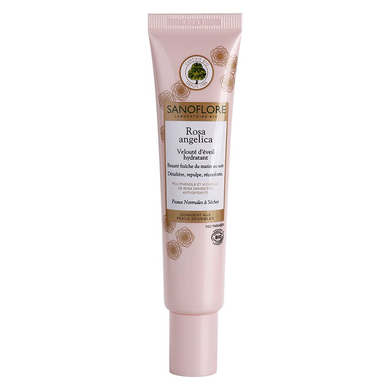 Sanoflore Rosa Angelica роз'яснюючий зволожуючий крем для нормальної та сухої шкіри
Sanoflore Rosa Angelica роз'яснюючий зволожуючий крем для нормальної та сухої шкіри