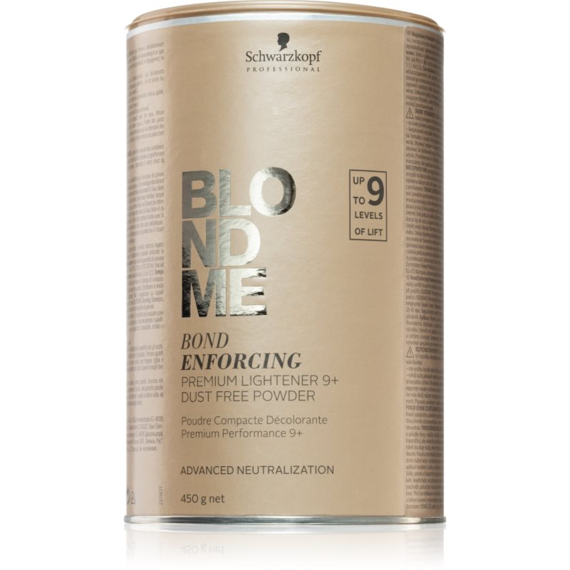Schwarzkopf Professional Blondme Bond Enforcing освітлююча пудра 9+ для професійного використання
Schwarzkopf Professional Blondme Bond Enforcing освітлююча пудра 9+ для професійного використання