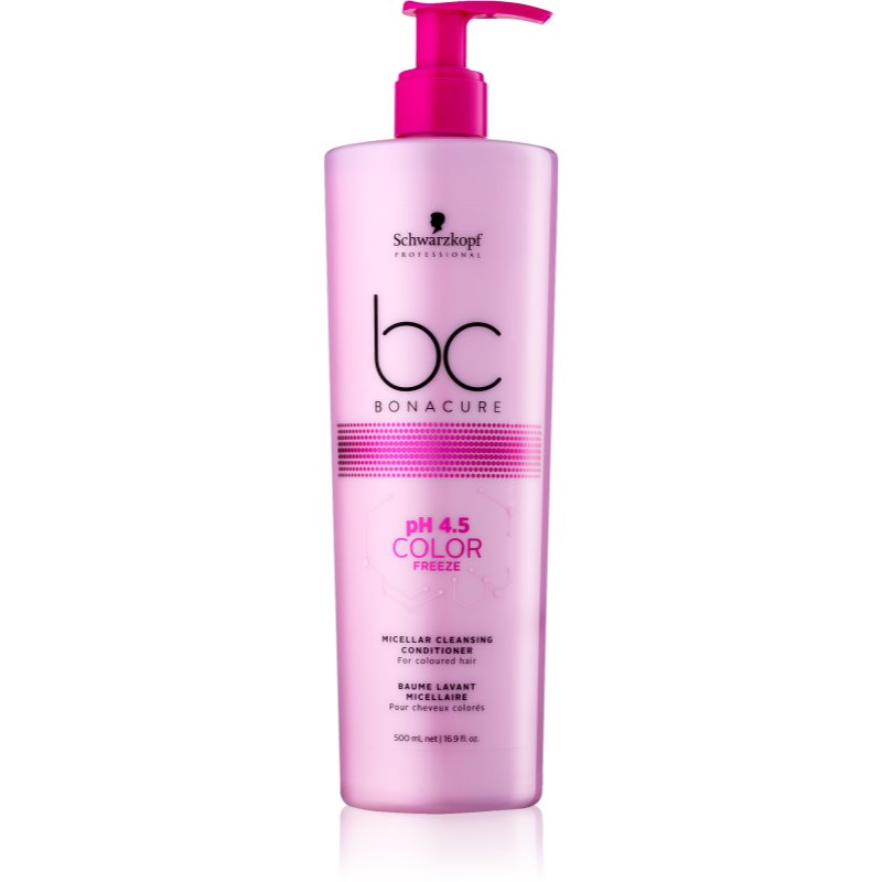 Schwarzkopf Professional BC Bonacure pH 4,5 Color Freeze міцелярний очисний кондиціонер для фарбованого волосся
Schwarzkopf Professional BC Bonacure pH 4,5 Color Freeze міцелярний очисний кондиціонер для фарбованого волосся