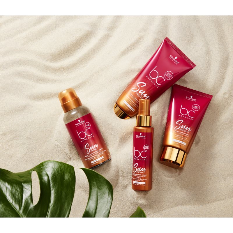 Schwarzkopf Professional BC Bonacure Sun Protect незмиваючий кондиціонер для волосся пошкодженого хлором, сонцем та солоною водою
Schwarzkopf Professional BC Bonacure Sun Protect незмиваючий кондиціонер для волосся пошкодженого хлором, сонцем та солоною водою