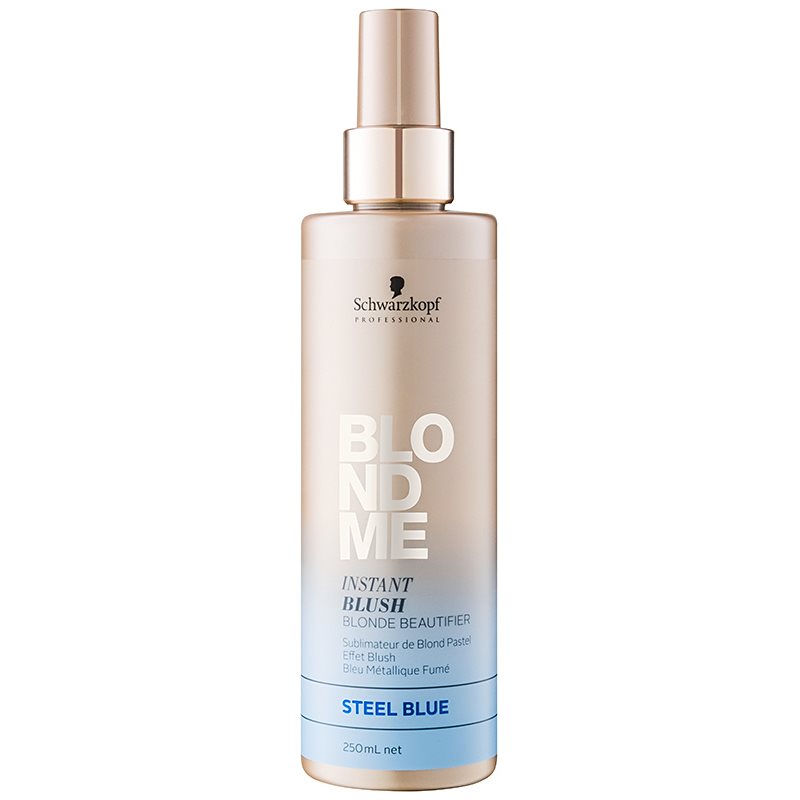 Schwarzkopf Professional Blondme тональний крем-спрей для освітленого волосся відтінок Steel Blue
Schwarzkopf Professional Blondme тональний крем-спрей для освітленого волосся відтінок Steel Blue