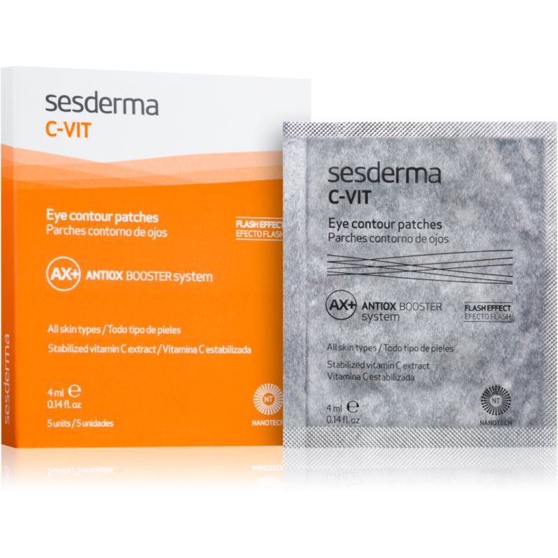 Sesderma C-Vit AX+ відновлюючий пластир для освітлення втомленої шкіри навколо очей 5 x
Sesderma C-Vit AX+ відновлюючий пластир для освітлення втомленої шкіри навколо очей 5 x
