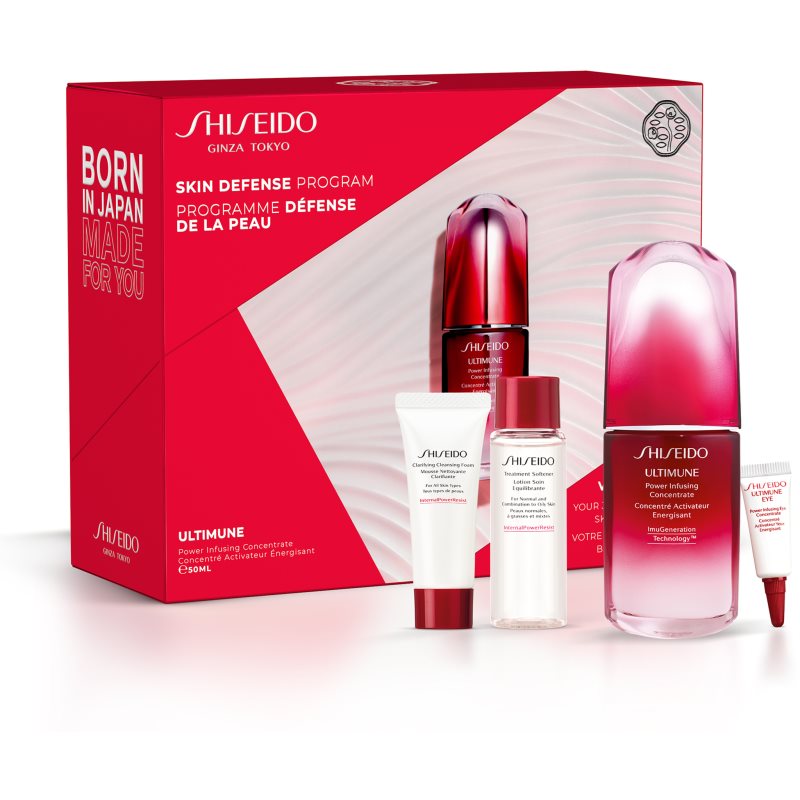 Shiseido Ultimune Power Infusing Concentrate подарунковий набір (для ідеальної шкіри)
Shiseido Ultimune Power Infusing Concentrate подарунковий набір (для ідеальної шкіри)