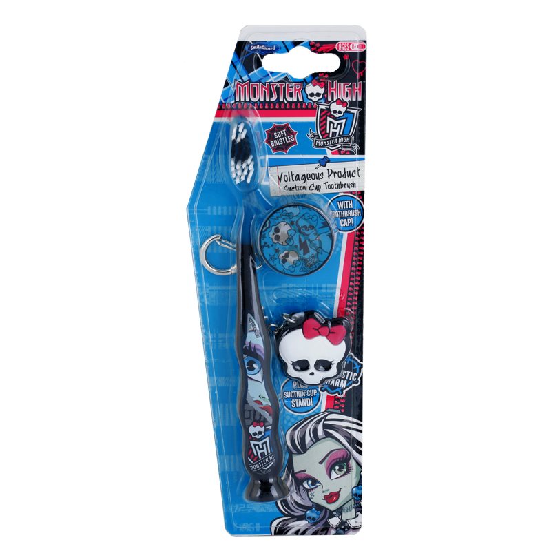 SmileGuard Monster High зубна щітка для дітей з дорожнім ковпачком та брелком м'яка
SmileGuard Monster High зубна щітка для дітей з дорожнім ковпачком та брелком м'яка