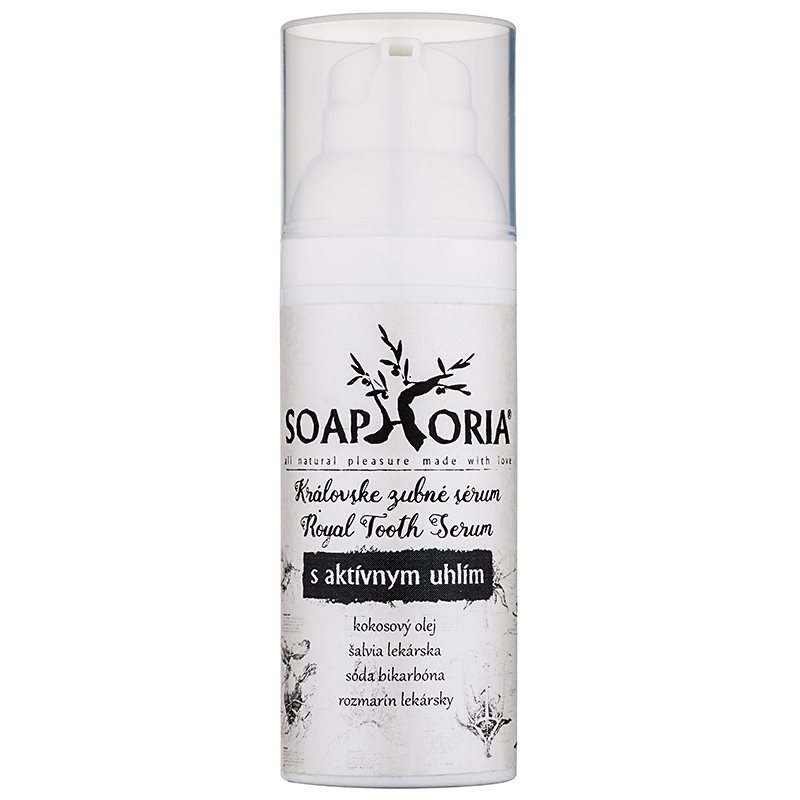 Soaphoria Royal Tooth Serum дентальна сироватка з активованим вугіллям для безпечного відбілювання та захисту емалі
Soaphoria Royal Tooth Serum дентальна сироватка з активованим вугіллям для безпечного відбілювання та захисту емалі