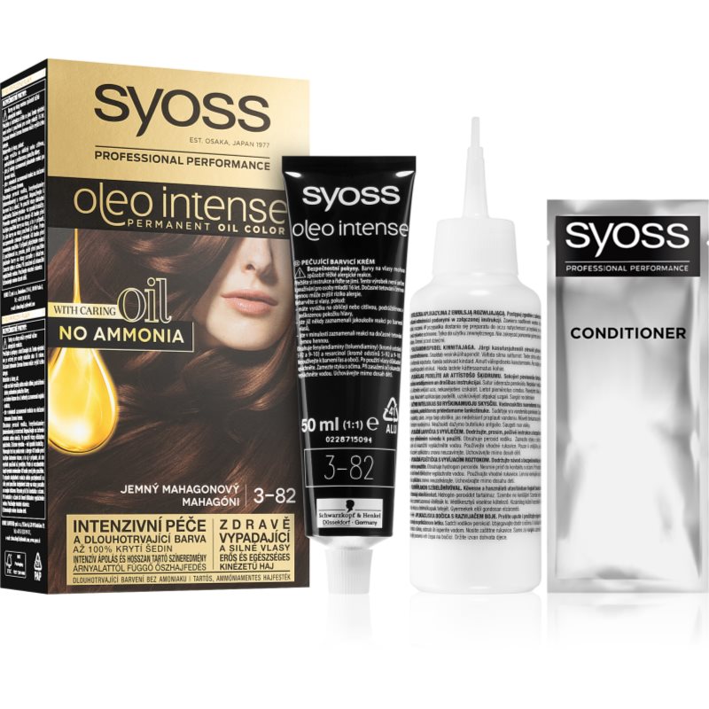 Syoss Oleo Intense перманентна фарба для волосся з олією відтінок 3-82 Subtle Mahogany
Syoss Oleo Intense перманентна фарба для волосся з олією відтінок 3-82 Subtle Mahogany