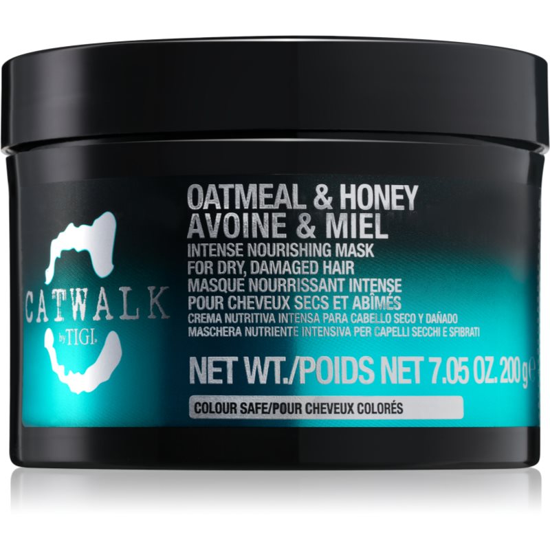 TIGI Catwalk Oatmeal & Honey інтенсивна поживна маска для сухого або пошкодженого волосся
TIGI Catwalk Oatmeal & Honey інтенсивна поживна маска для сухого або пошкодженого волосся