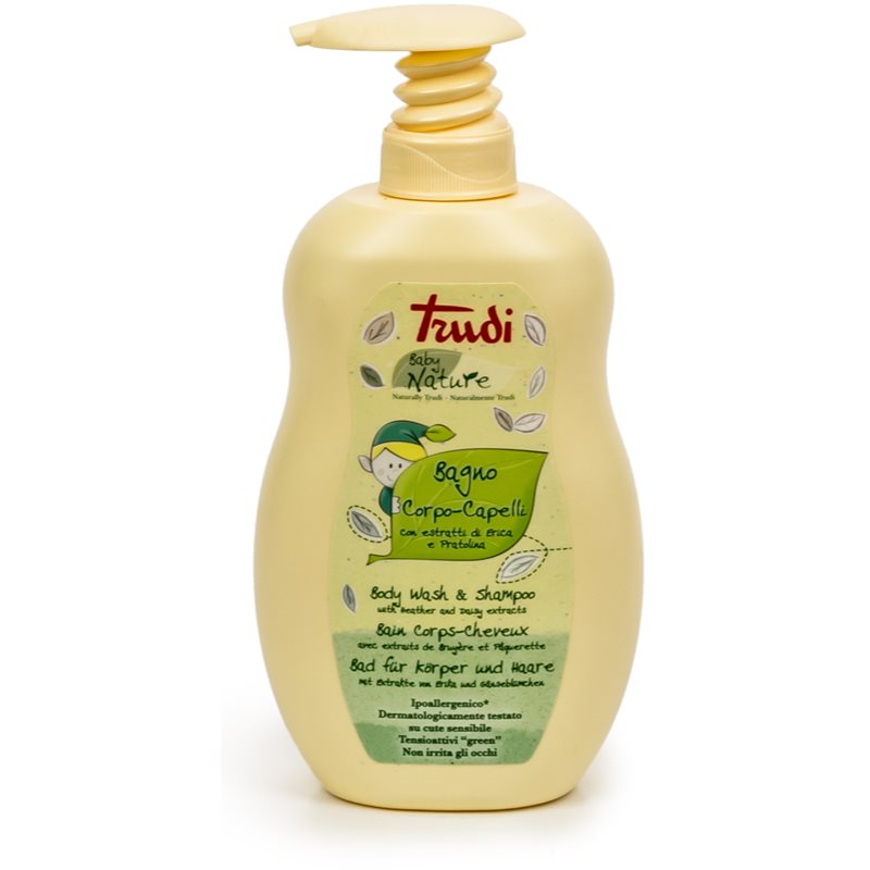 Trudi Baby Nature гіпоалергенне дитяче молочко для ванни та шампунь з екстрактом стокротки та вересу
Trudi Baby Nature гіпоалергенне дитяче молочко для ванни та шампунь з екстрактом стокротки та вересу