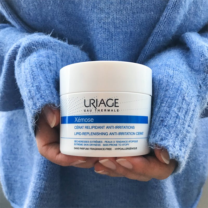 Uriage Xémose Lipid-Replenishing Anti-Irritation Cerat ліпідовідновлююча заспокоююча мазь для дуже сухої та чутливої, атопічної шкіри
Uriage Xémose Lipid-Replenishing Anti-Irritation Cerat ліпідовідновлююча заспокоююча мазь для дуже сухої та чутливої, атопічної шкіри