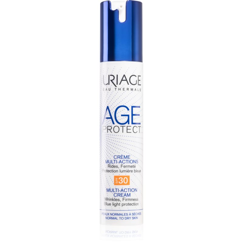 Uriage Age Protect Multi-Action Cream SPF 30 мультиактивний крем з ефектом омолодження для нормальної і сухої шкіри SPF 30
Uriage Age Protect Multi-Action Cream SPF 30 мультиактивний крем з ефектом омолодження для нормальної і сухої шкіри SPF 30