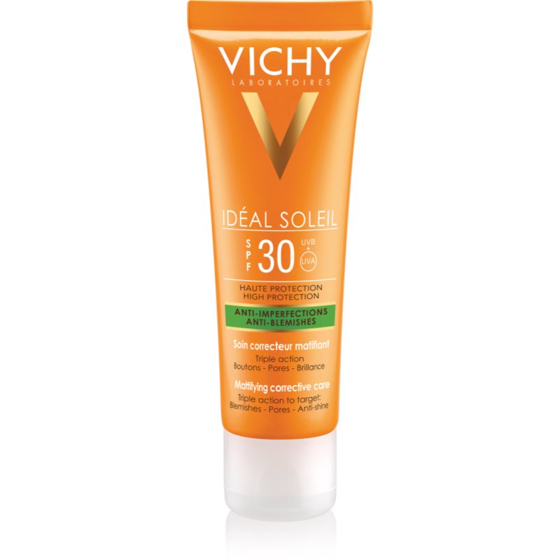 Vichy Idéal Soleil Capital сонцезахисний матуючий крем для обличчя для комбінованої та жирної шкіри
Vichy Idéal Soleil Capital сонцезахисний матуючий крем для обличчя для комбінованої та жирної шкіри