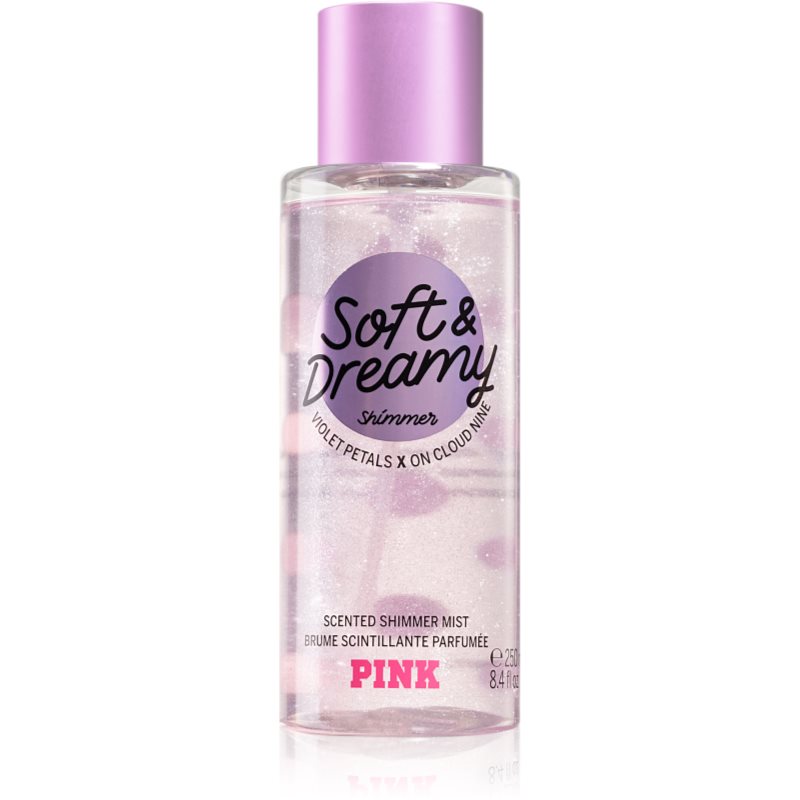 Victoria's Secret PINK Soft & Dreamy Shimmer спрей для тіла з блискітками для жінок
Victoria's Secret PINK Soft & Dreamy Shimmer спрей для тіла з блискітками для жінок