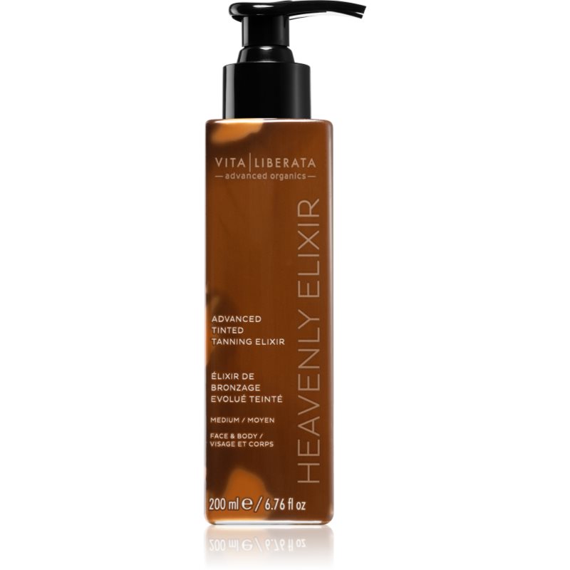 Vita Liberata Heavenly Elixir зволожуючий крем-автозасмага для обличчя та тіла відтінок Medium
Vita Liberata Heavenly Elixir зволожуючий крем-автозасмага для обличчя та тіла відтінок Medium