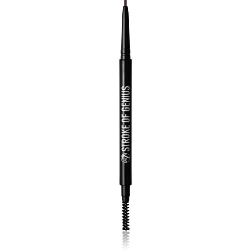 W7 Cosmetics Stroke of Genius двосторонній олівець для брів зі щіточкою відтінок Dark Brown
W7 Cosmetics Stroke of Genius двосторонній олівець для брів зі щіточкою відтінок Dark Brown
