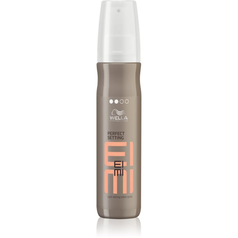 Wella Professionals Eimi Perfect Setting спрей для фіксації для блиску та шовковистості волосся
Wella Professionals Eimi Perfect Setting спрей для фіксації для блиску та шовковистості волосся