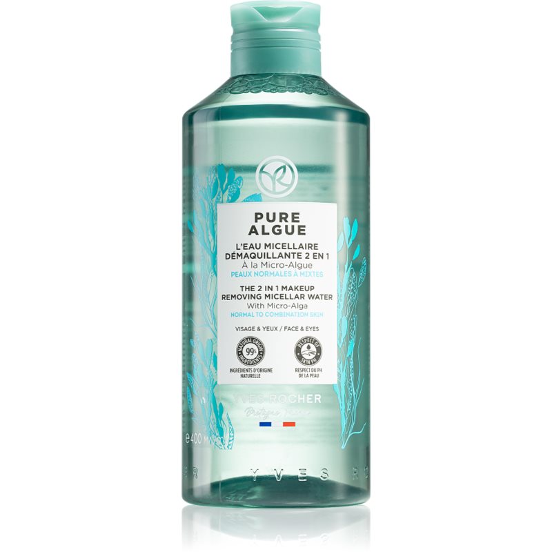Yves Rocher Pure Algue Міцелярна вода для зняття макіяжу 2 в 1 
Yves Rocher Pure Algue Міцелярна вода для зняття макіяжу 2 в 1