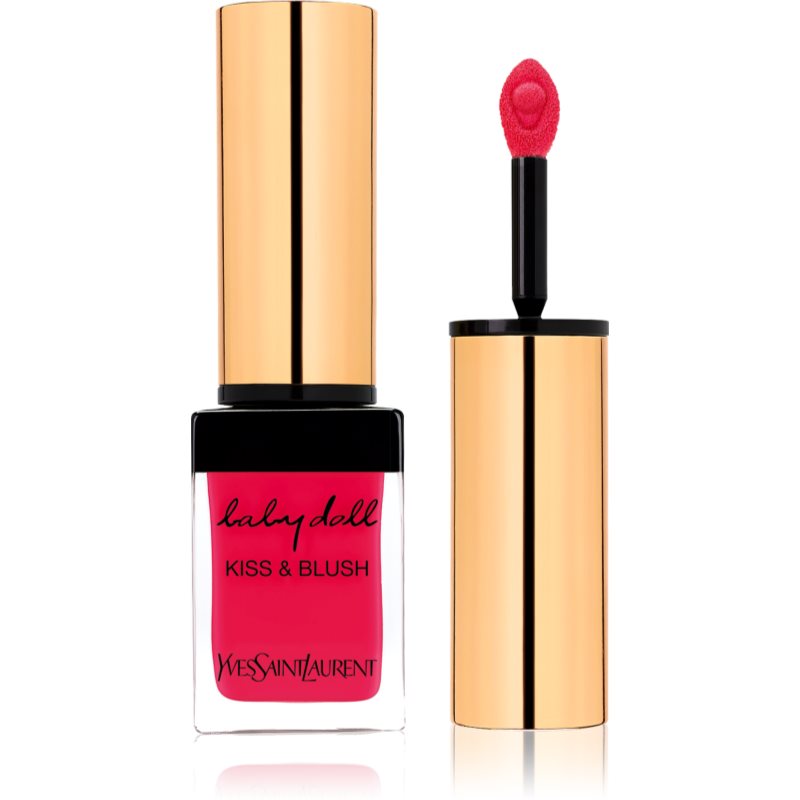 Yves Saint Laurent Baby Doll Kiss & Blush помада-рум'яна з матуючим ефектом відтінок 5 Rouge Effrontée
Yves Saint Laurent Baby Doll Kiss & Blush помада-рум'яна з матуючим ефектом відтінок 5 Rouge Effrontée