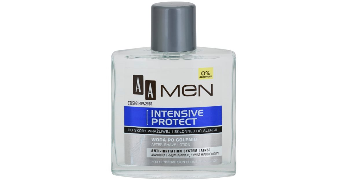 Aa Cosmetics Men Intensive Protect Soothing After Shave Splash Without