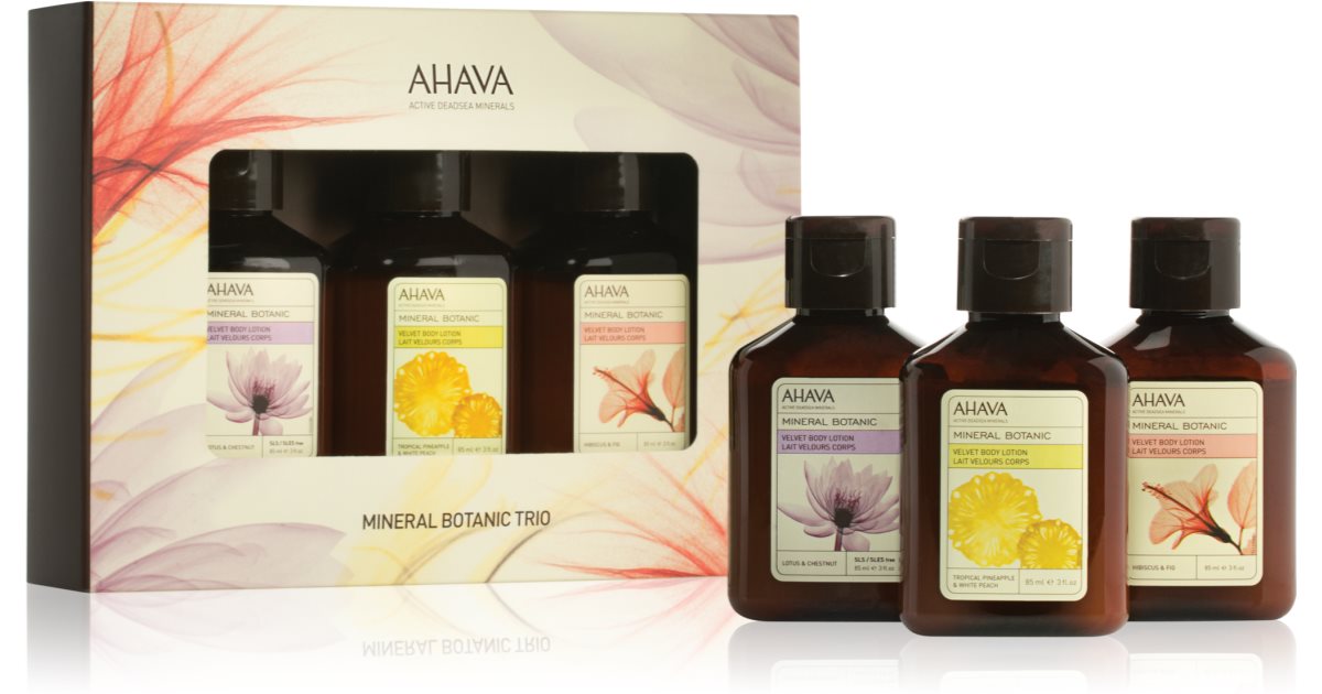 Ahava Mineral Botanic Coffret Cadeau I Pour Femme Notino Fr