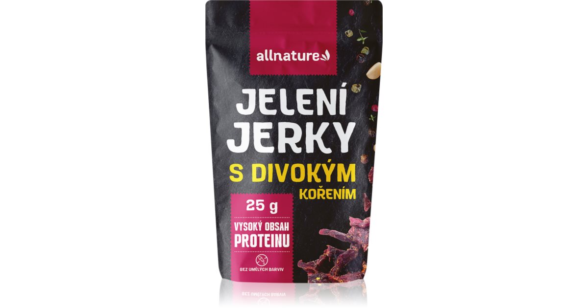 Allnature Jelenie Jerky S Divok M Koren M Su En M So Notino Sk