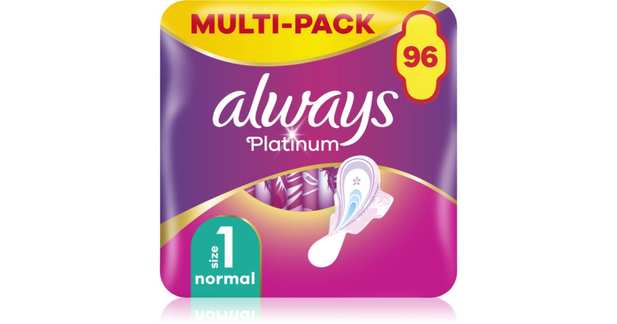 Always Platinum Normal Serviettes Hygi Niques Notino Be