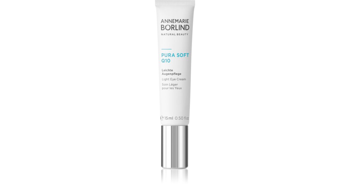 Annemarie Börlind PURA SOFT Q10 crema iluminadora para los ojos notino es