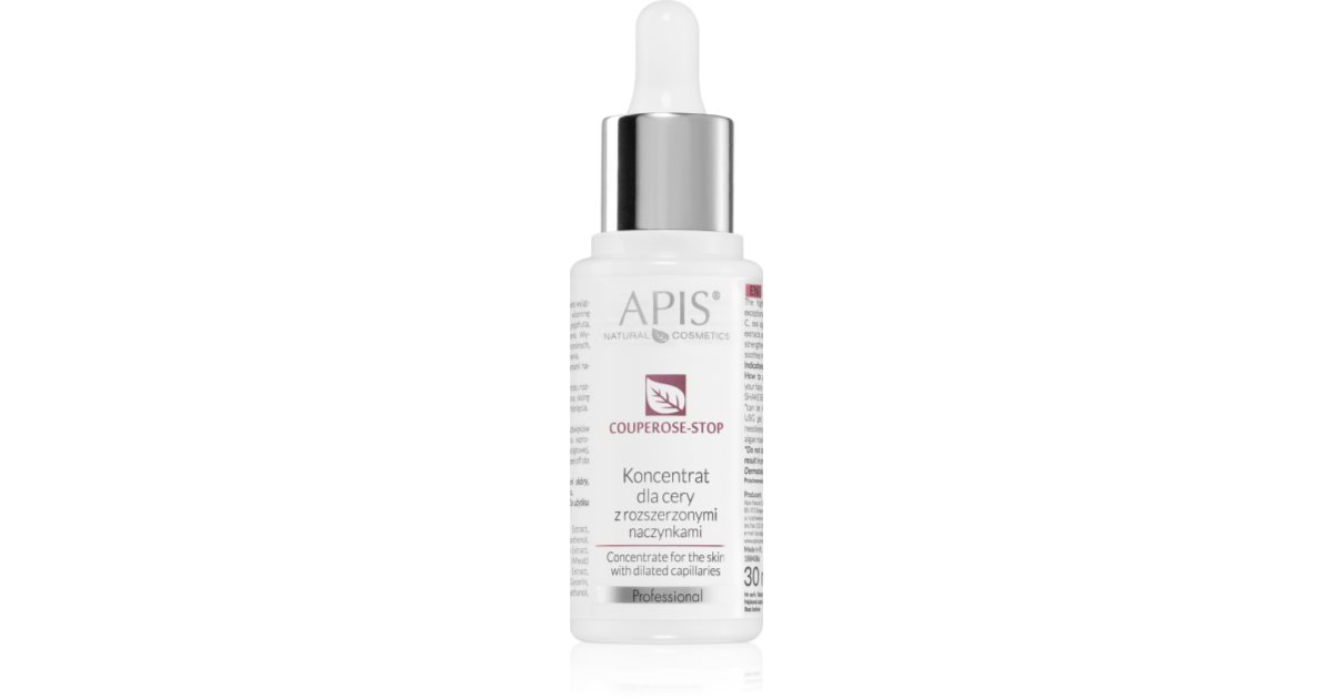 Apis Natural Cosmetics Couperose Stop Cuidado Concentrado Para Pieles