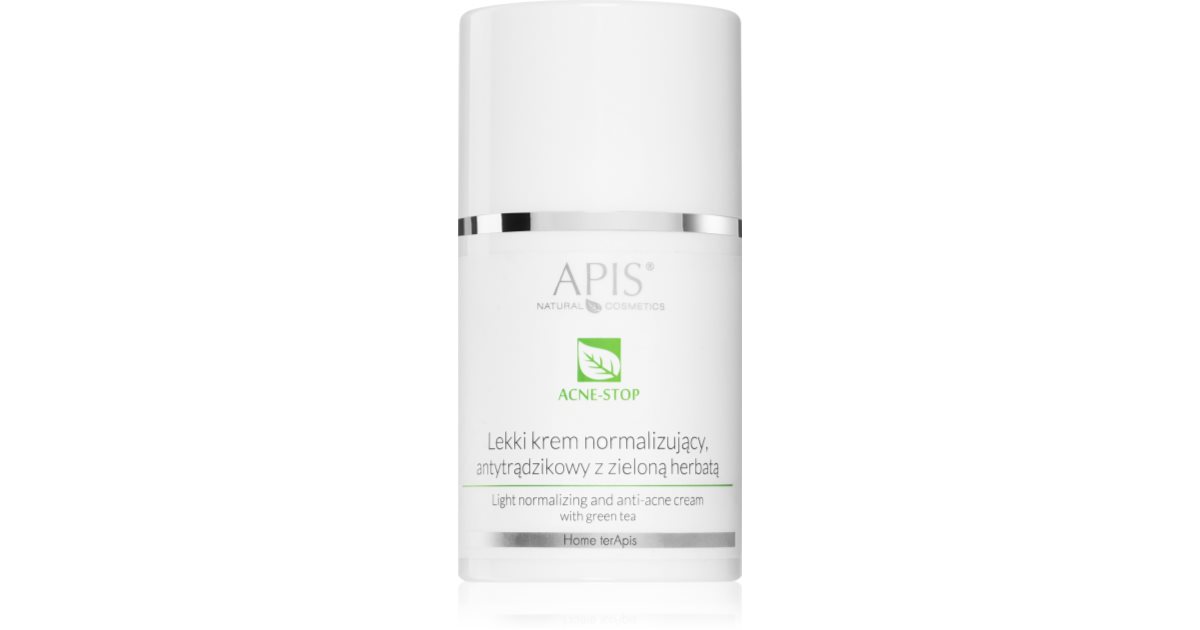 Apis Natural Cosmetics Acne Stop Home Terapis Crema Facial Ligera Para