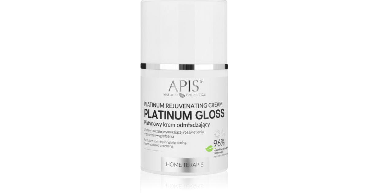 Apis Natural Cosmetics Platinum Gloss crème lissante anti rides pour