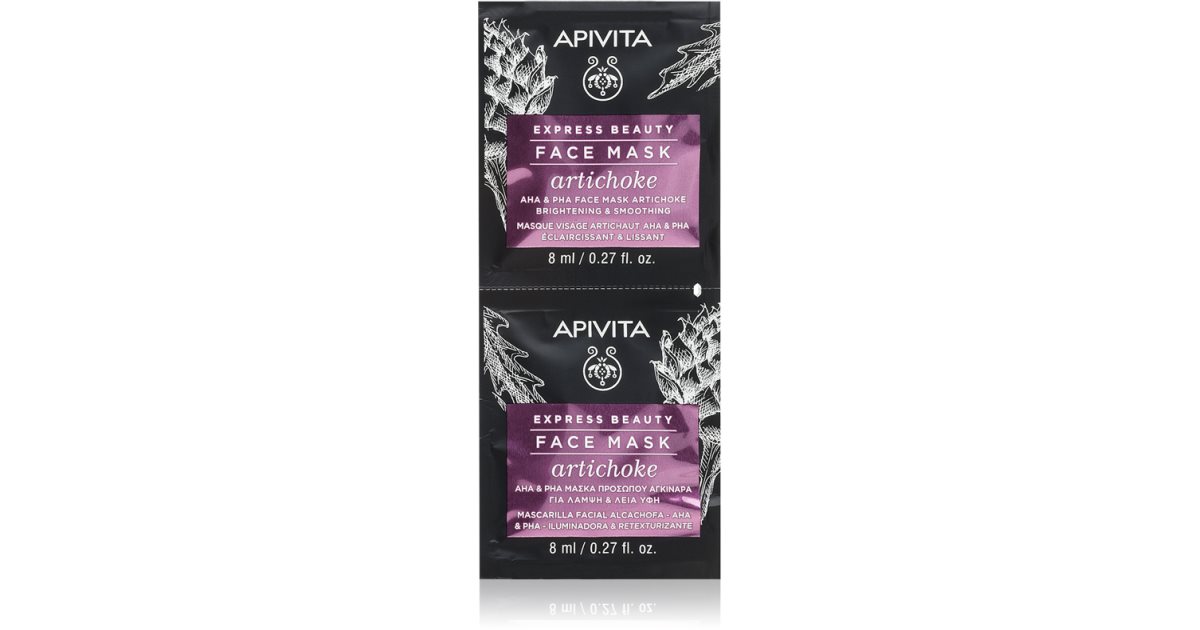 Apivita Express Beauty Face Mask máscara hidratante intensiva aloe